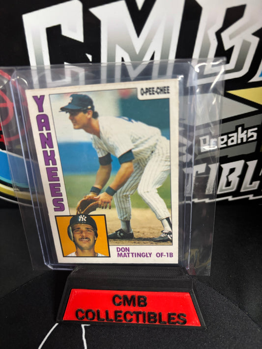 1984 O-pee-chee Don Mattingly RC #8.
