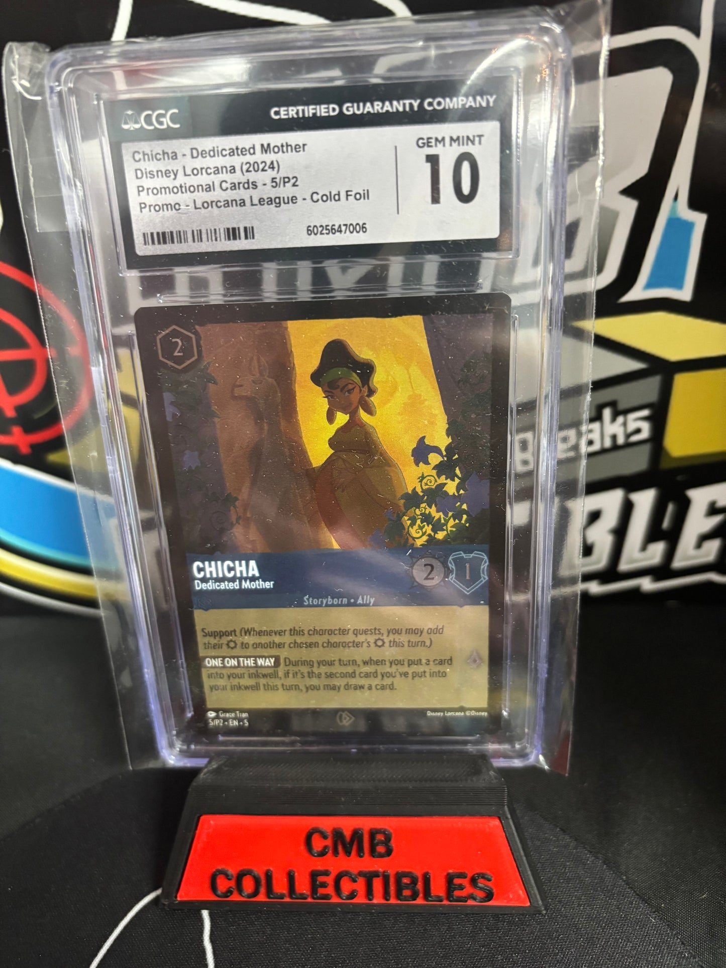 2024 Disney Lorcana Chicha Dedicated Mother Promo. CGC 10.