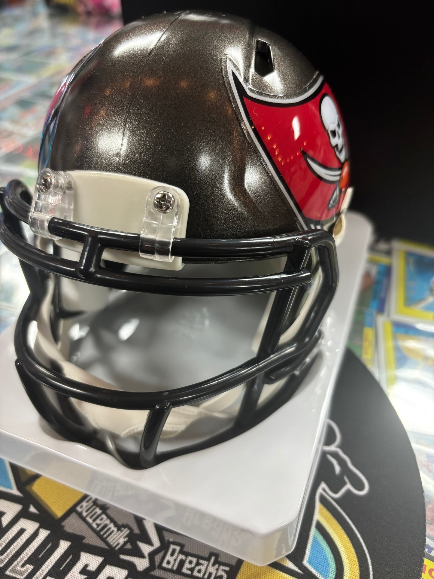 Emeka Egbuka Autographed Tampa Bay Bucs Mini Helmet with COA!