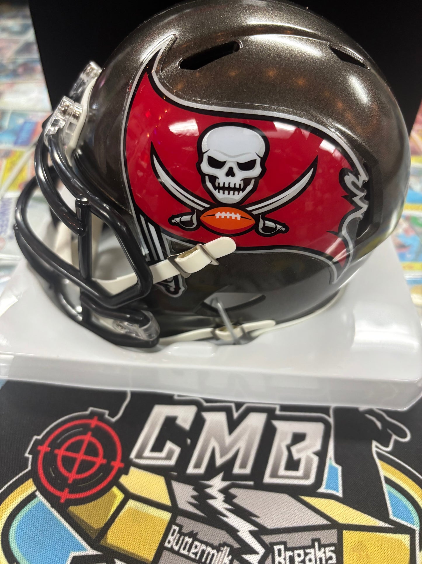 Emeka Egbuka Autographed Tampa Bay Bucs Mini Helmet with COA!