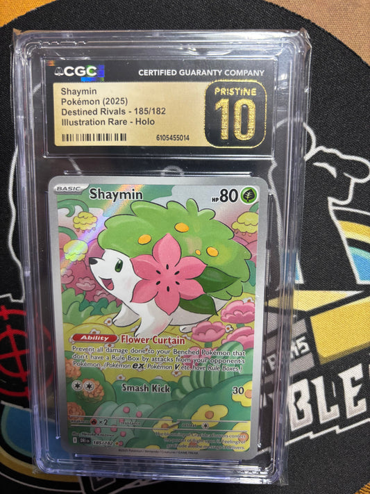 2025 Pokemon Shaymin 185/182 CGC Pristine 10.