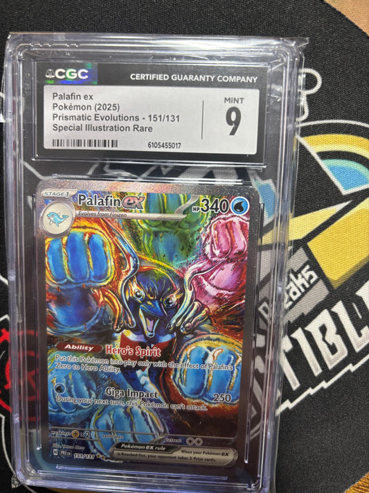 2025 Pokemon Palafin ex 151 CGC 9