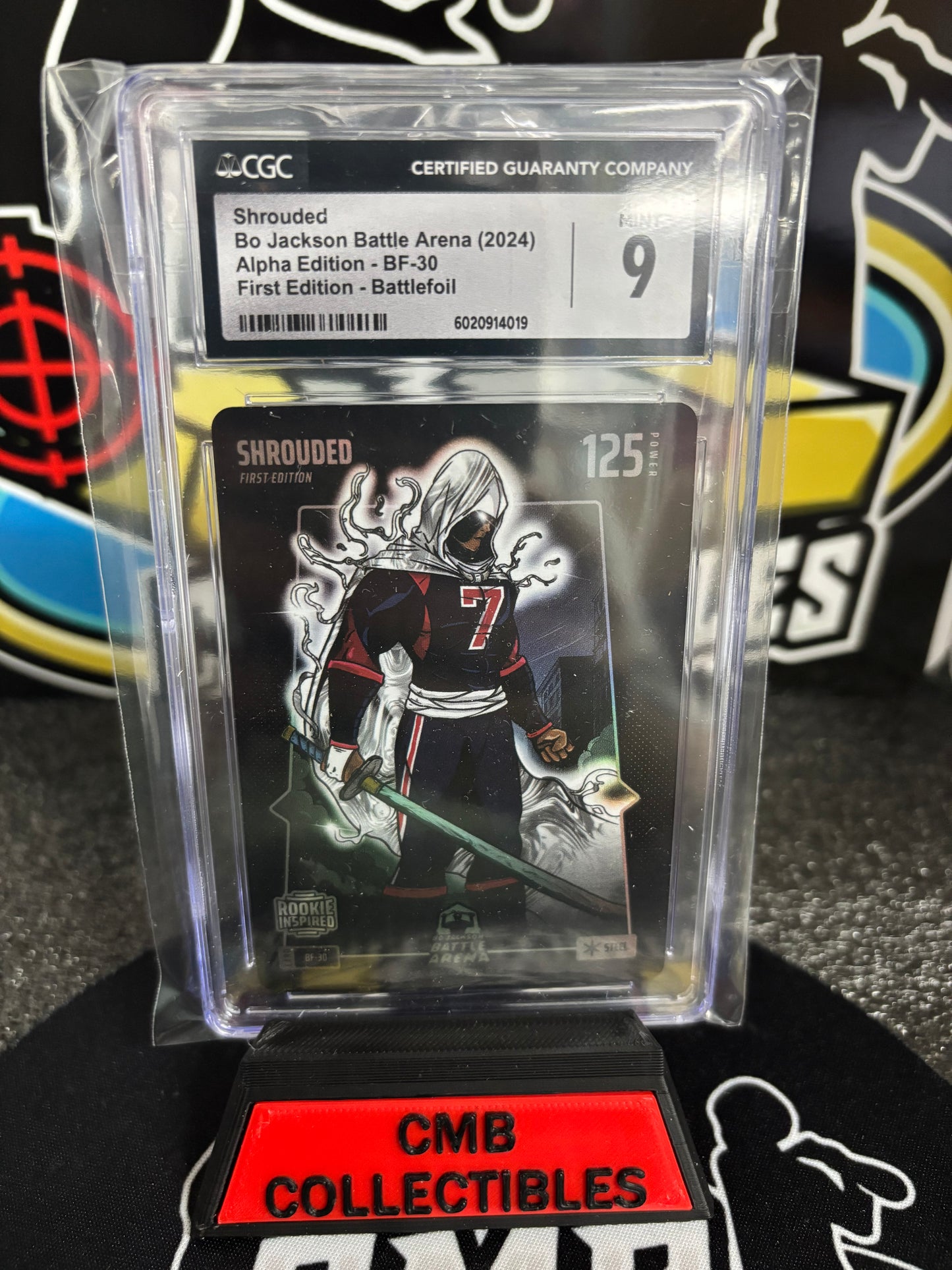 2024 Bo Jac! CGC kson Battle Arena Shrouded! First Edition Battle foil. Alpha Edition BF-30Graded 9!&nbsp;