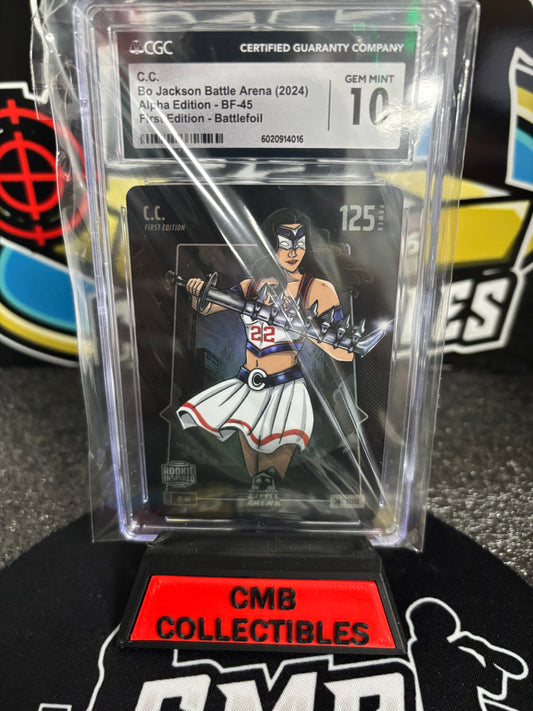 2024 Bo Jackson Battle Arena C.C. First Edition Battle foil. Caitlin Clark. BF-45. Graded CGC 10!