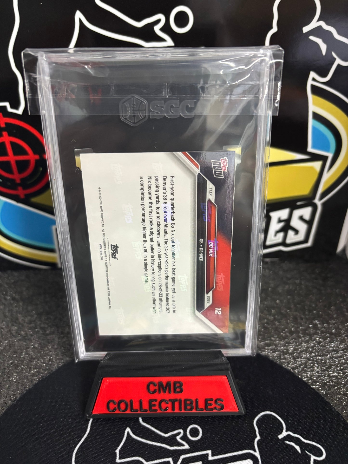 2024 Topps Now Bo Nix RC SGC 10!