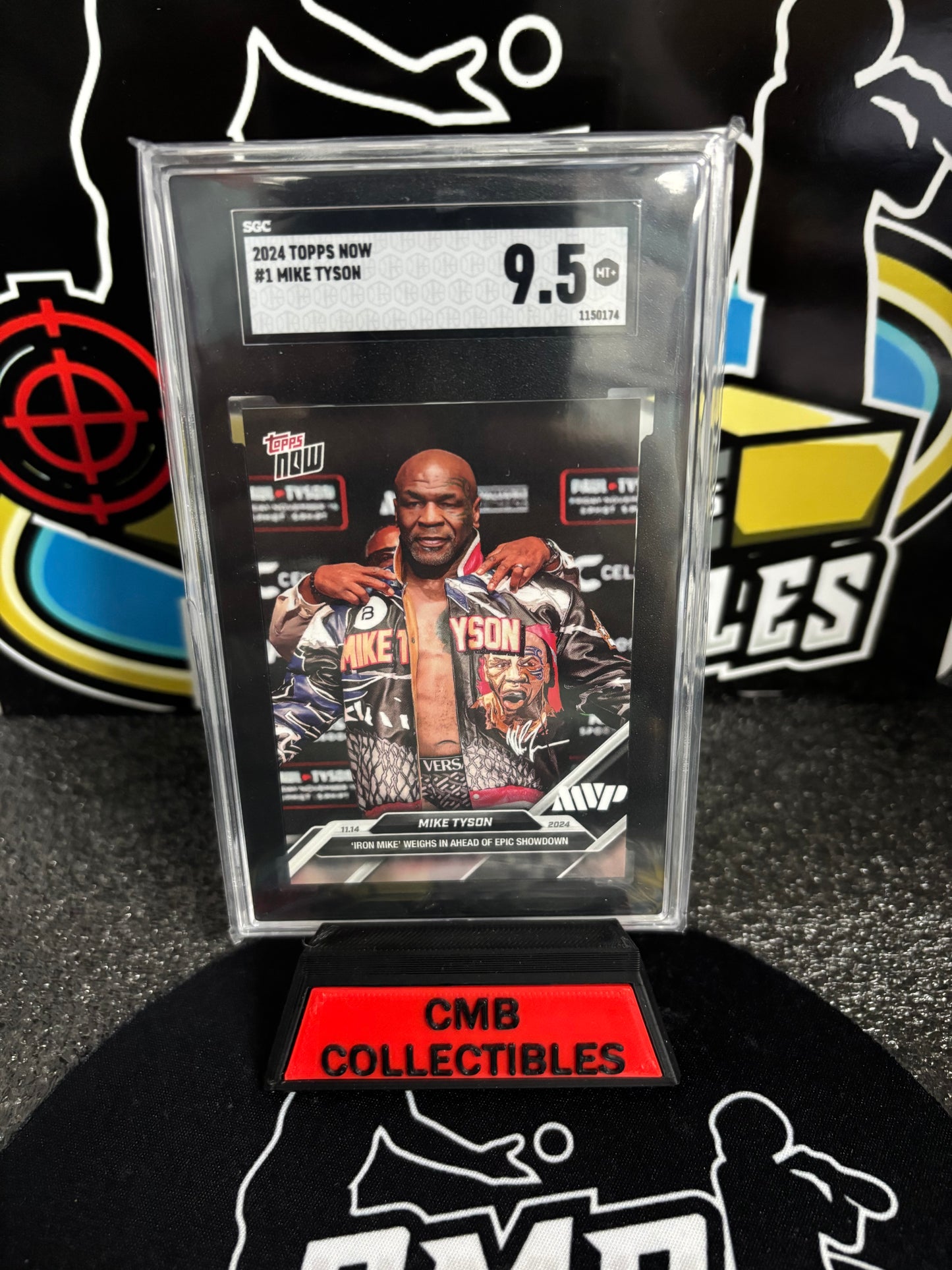 2024 Topps Now Mike Tyson #1! SGC 9.5!