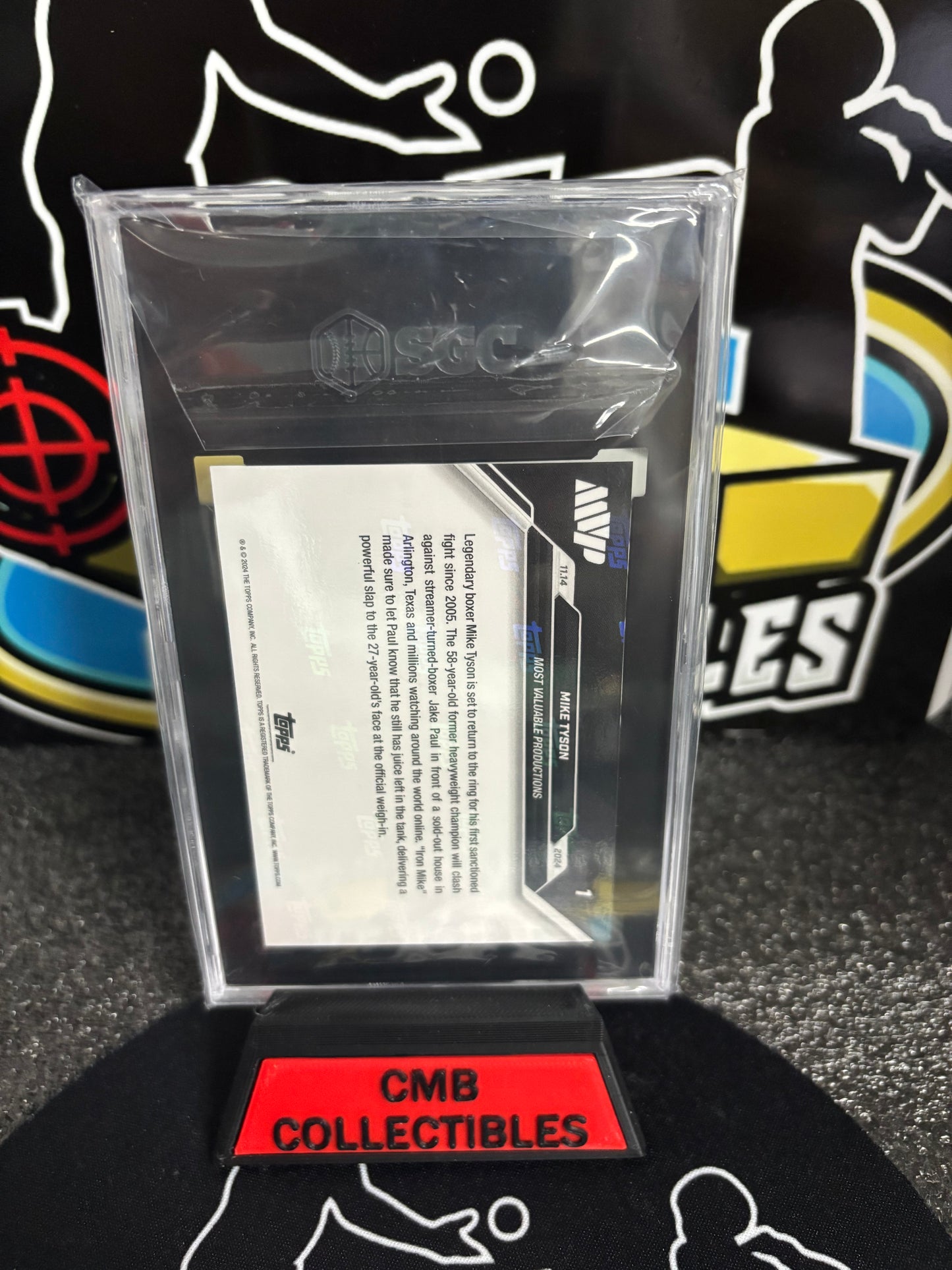 2024 Topps Now Mike Tyson #1! SGC 9.5!