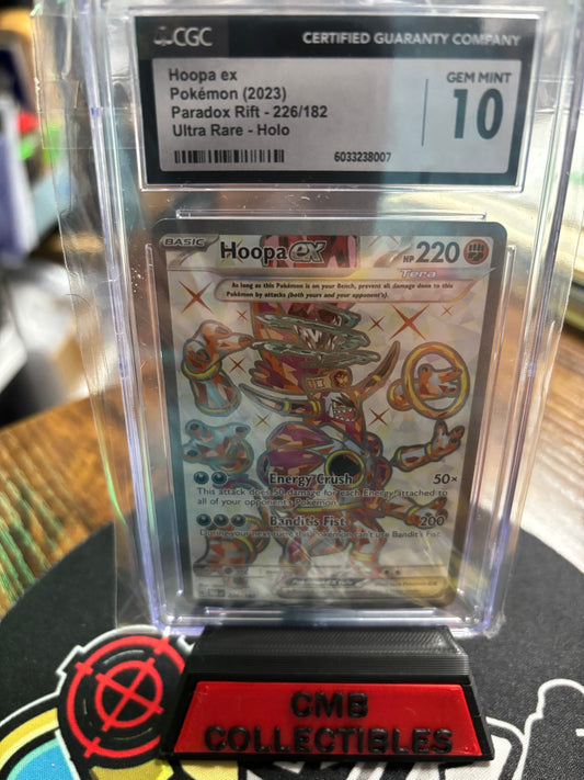 2023 Pokemon Hoopa EX Paradox Rift 226/182 Ultra Rare CGC 10!