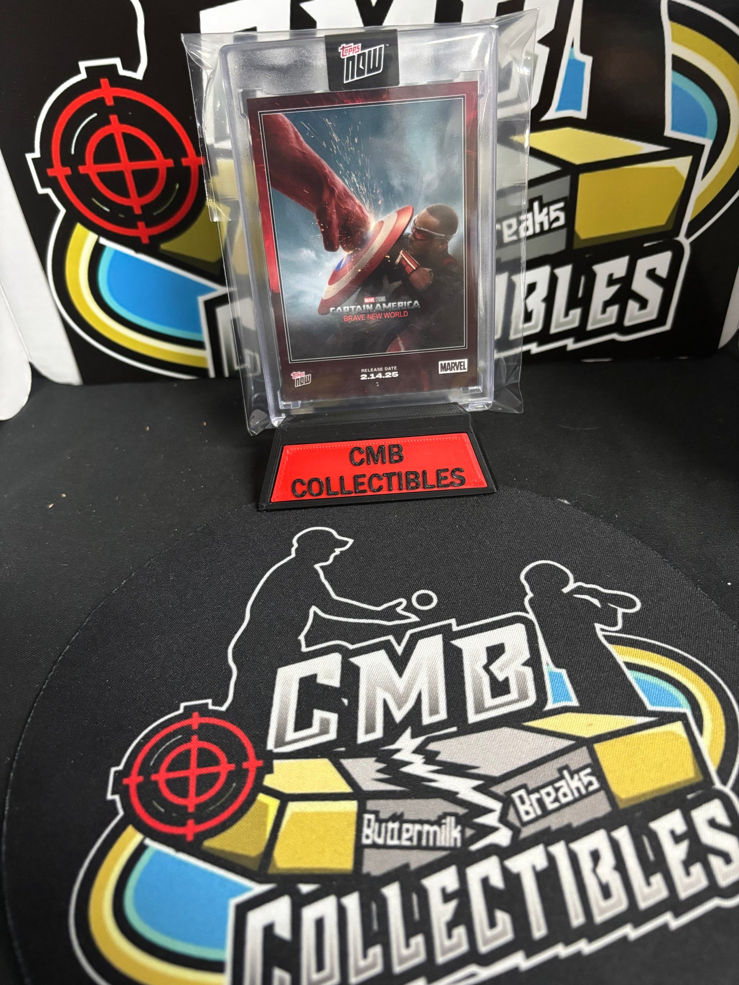2025 Topps Now Captain America Brave New World. #CABNW. Encased!