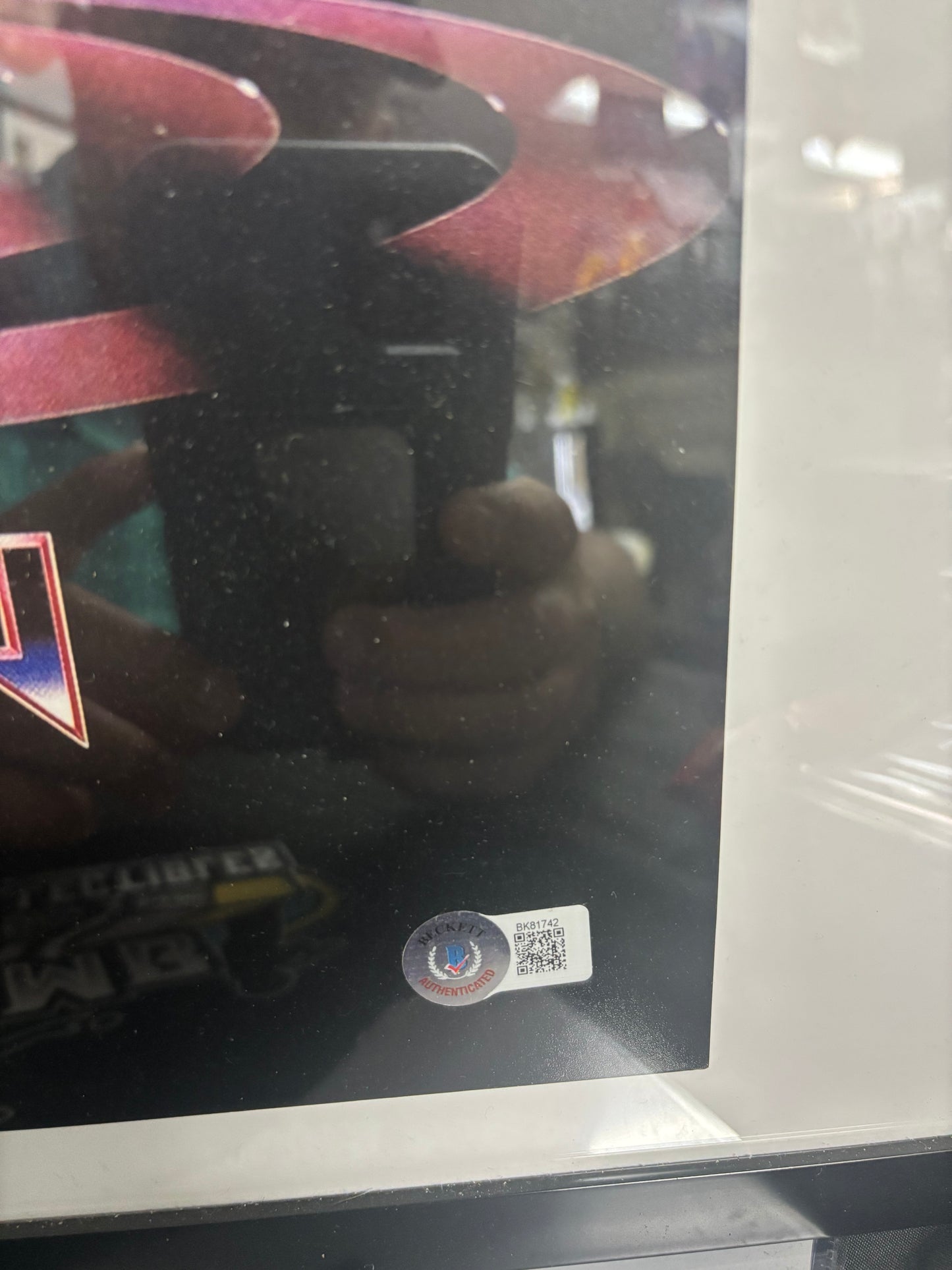 Tron "Cindy Morgan" Autographed and Framed 20x16 Framed and Matted Photo. Inscribed. Beckett COA!