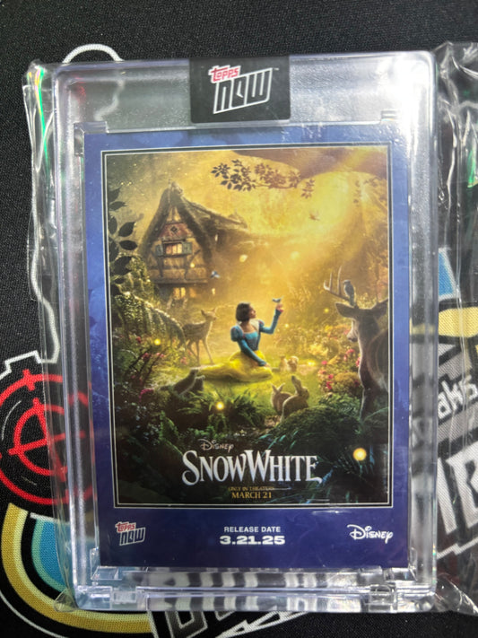 2025 Topps Now Snow White #SWLA. Disney Release 3.21.25. Mint. Encased by Topps.