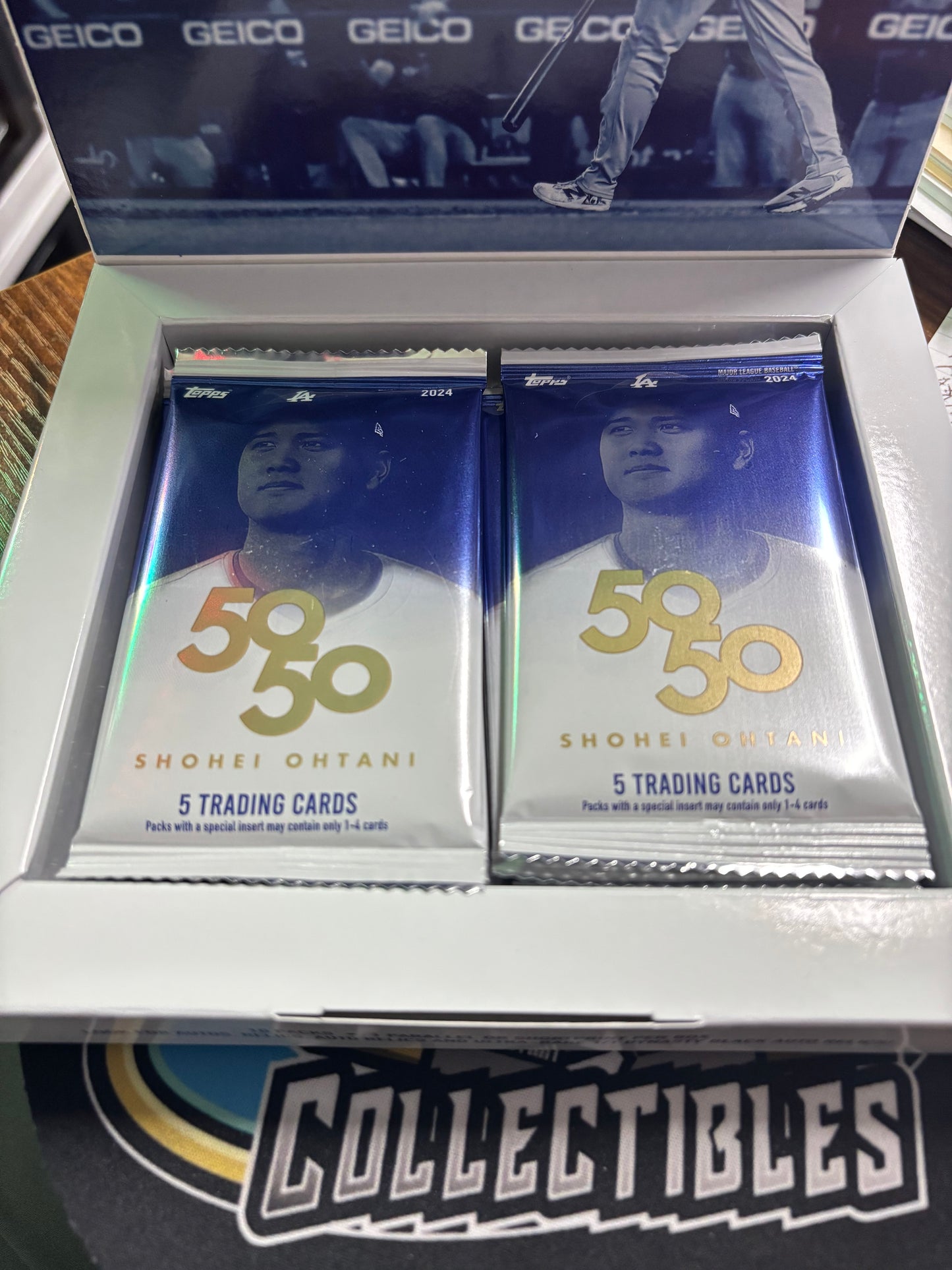 2024 Topps 50/50 Shohei Ohtani Hobby Box Pack. New.