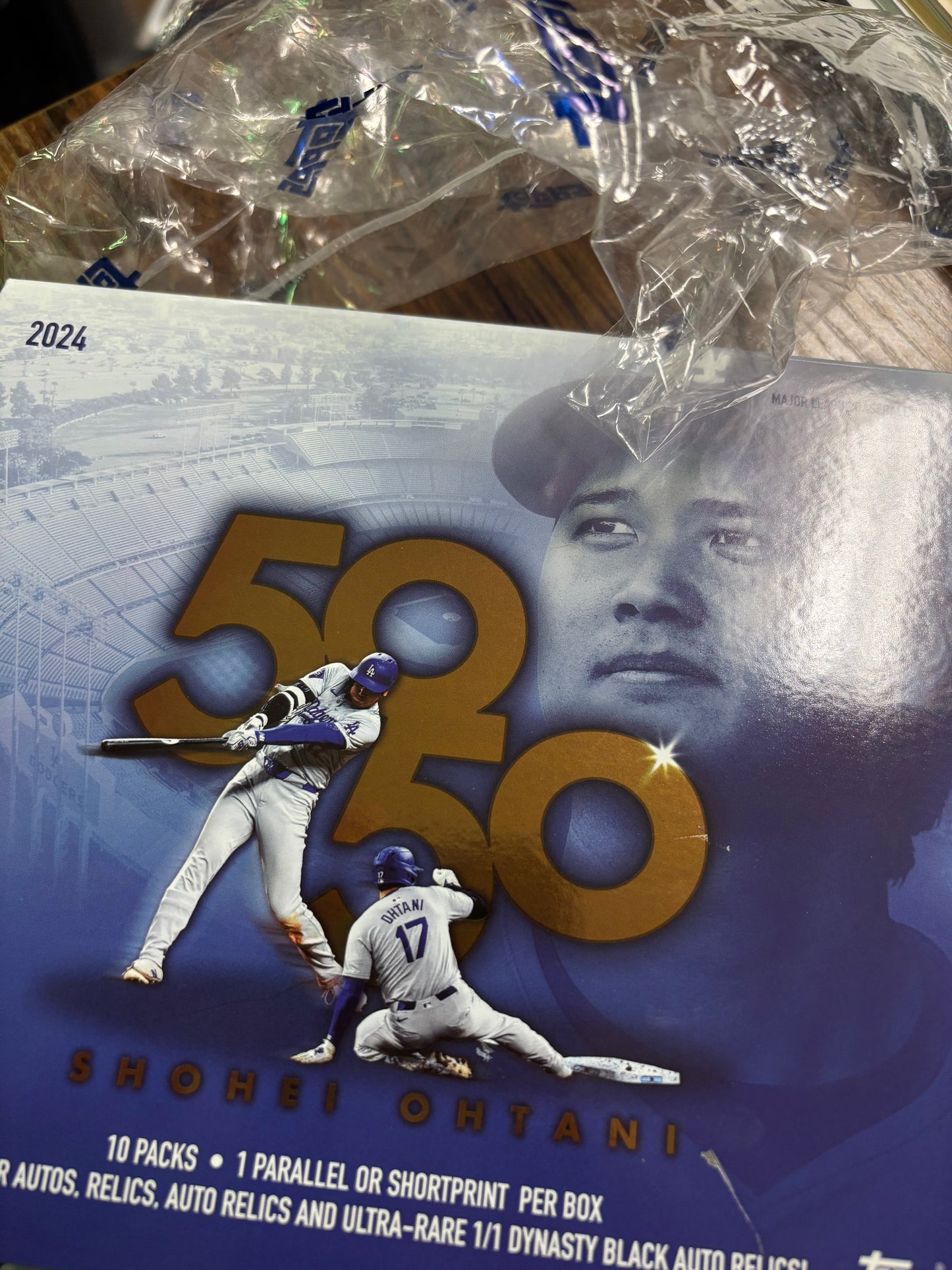 2024 Topps 50/50 Shohei Ohtani Hobby Box Pack. New.