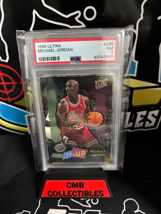 1996 Fleer Ultra Michael Jordan #280. PSA 7.