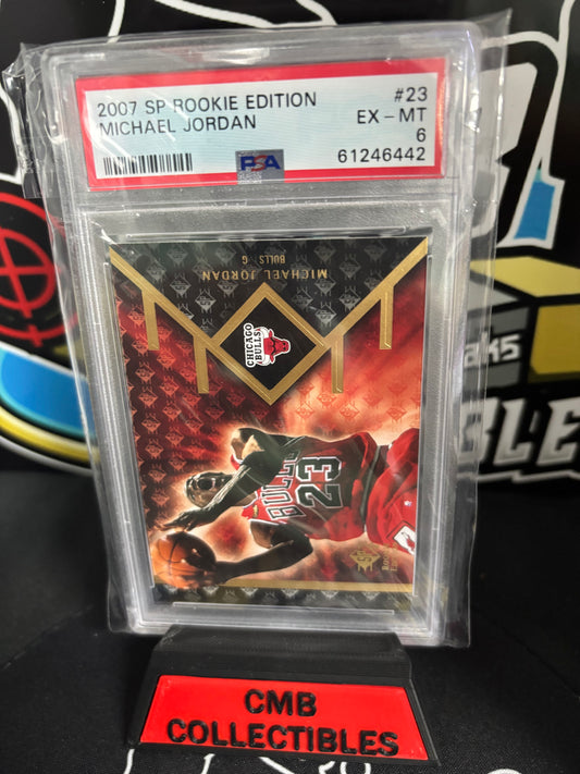 2007 Upper Deck SP Rookie Edition Michael Jordan #23. PSA 6.