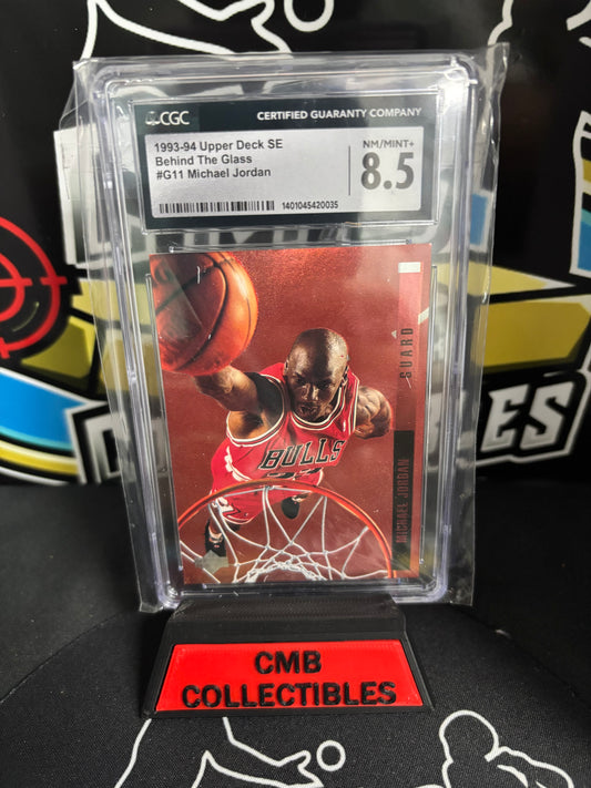1993-94 Upper Deck SE Michael Jordan Behind the Glass #G11! CGC 8.5!
