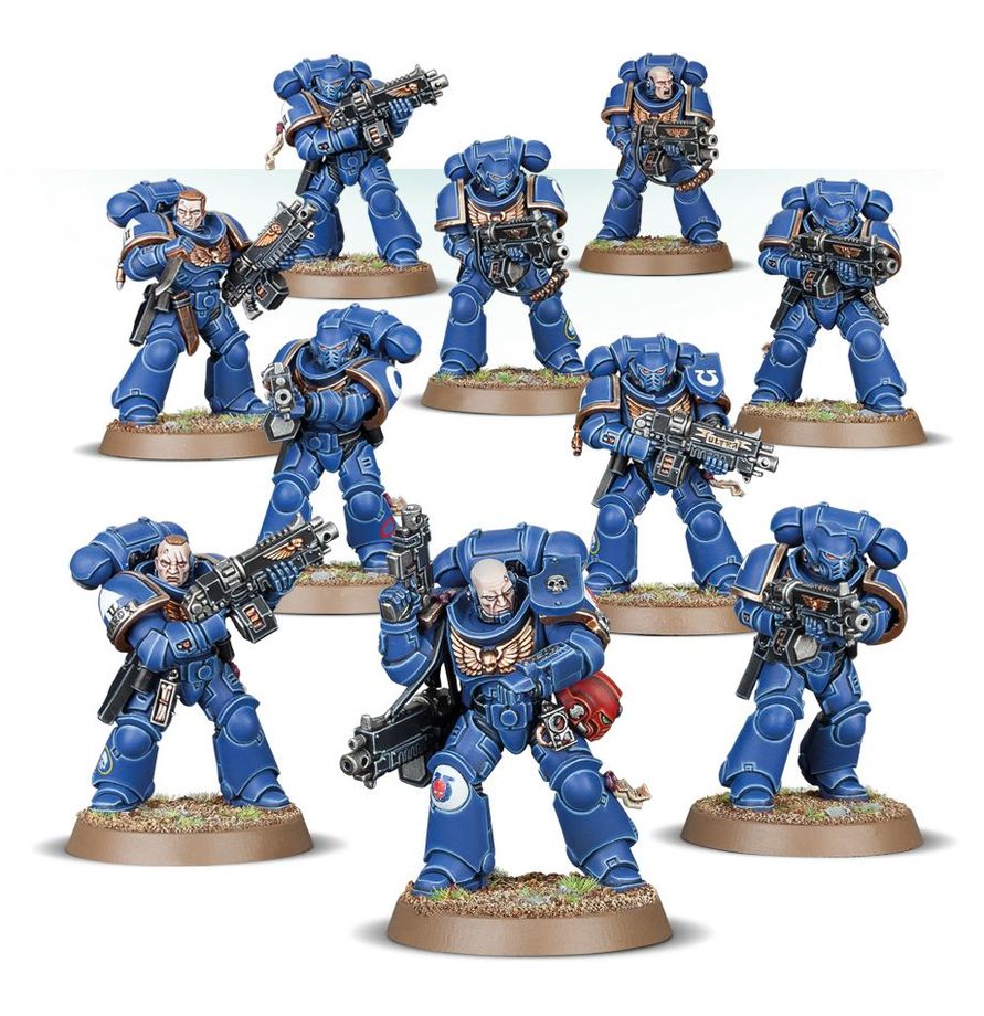 Space Marines Intercessor Squad.