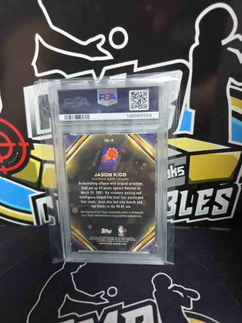 2025 TOPPS Jason Kidd PSA AUTO 10