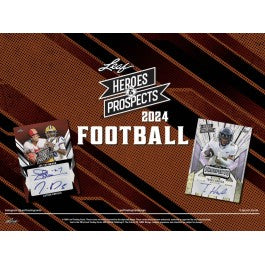 2024 Leaf Heroes and Prospects Football Hobby Box. New.