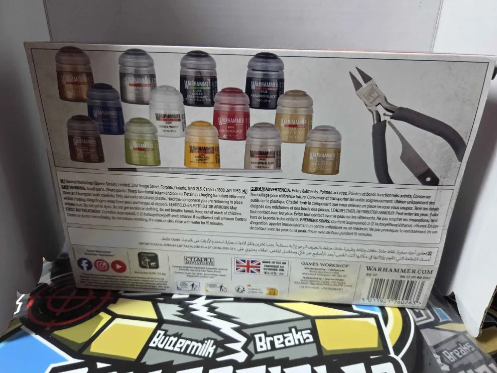Warhammer 40k Paints + Tools Set