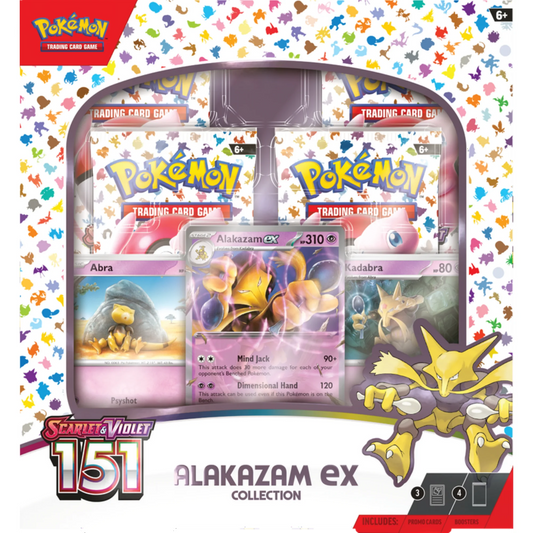 Pokemon Trading Card Games Scarlet & Violet 3.5 151 Collection Alakazam Ex - 4 Pokemon TCG: Scarlet & Violet—151 Booster Packs