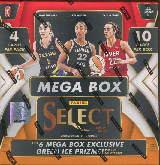 2025 Panini Select WNBA Hobby Mega Box. New.