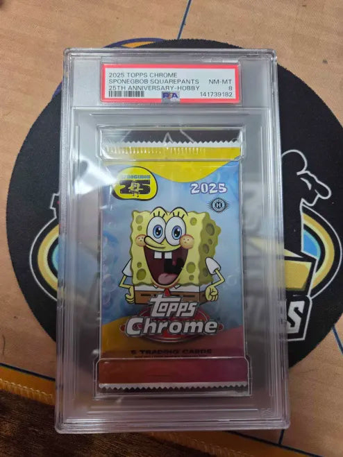 2025 TOPPS Spongebob 25th Anniversary PSA 8