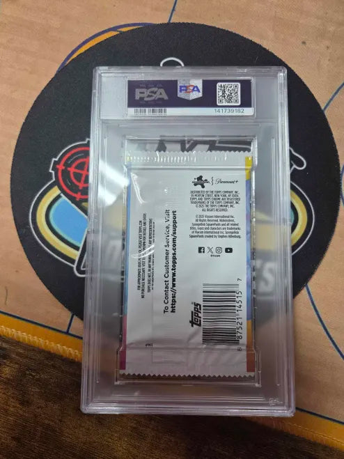 2025 TOPPS Spongebob 25th Anniversary PSA 8