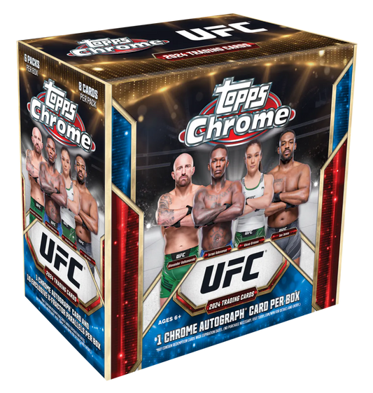 2024 Topps Chrome UFC Mega Box. New. 1 Chrome Autograph!