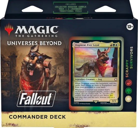 Magic the Gathering UNIVERSES BEYOND: FALLOUT - SCRAPPY SURVIVORS COMMANDER DECK