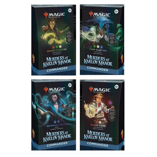 Magic The Gathering - Murders at Karlov Manor Commander Decks. Four Options.