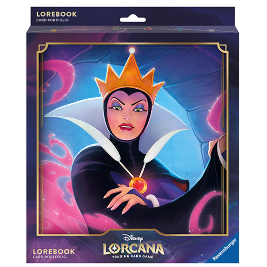Portfolio: 10-Pocket Disney Lorcana- Evil Queen. New.