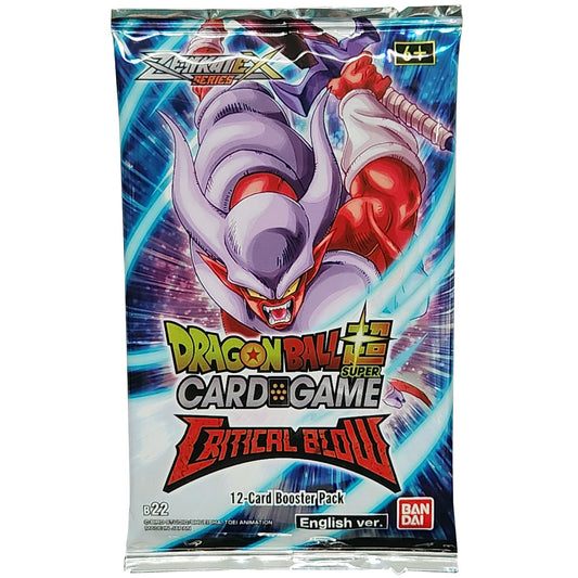 Dragon Ball Super Card Game Critical Blow Booster Pack. New.