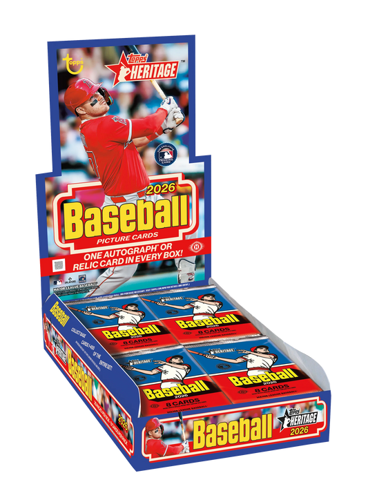 2026 Topps Heritage Baseball Hobby Box. New.