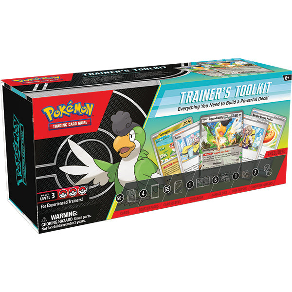 Pokemon TCG: Trainer's Toolkit 2024. New. Loaded including 4 booster packs.