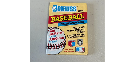 1991 Leaf Donruss Baseball Factory Sealed Wax Pack Series 1. New.