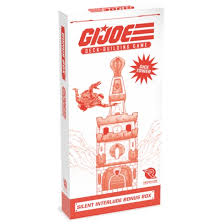 G.I. JOE Deck-Building Game: Silent Interlude Expansion + PROMO Cobra Silent Castle Dice Tower. New.