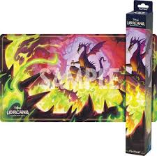 Disney Lorcana Winterspell Dragon Fire Playmat. New.