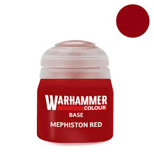 Warhammer Colour Base Mephiston Red 12ml. New.