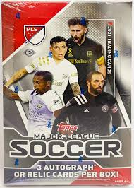 2021 Topps MLS Soccer Hobby Box. 3 Autographs! New.