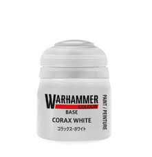 Warhammer Colour Base Corax White 12ml. New.