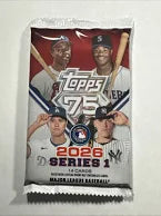 2026 Topps MLB Series 1 Retail Pack. New. 14 cards.