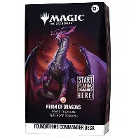 Magic the Gathering Foundations Commander Deck Reign of Dragons