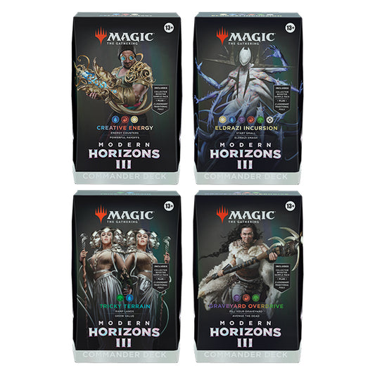 Magic the Gathering Modern Horizons 3 Commander Deck! 4 options. New!