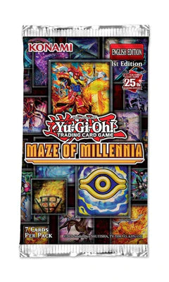 Yu-Gi-Oh Maze of Millenia Booster Pack. New.