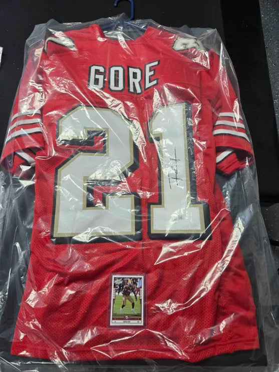 Frank Gore NFL Autograph Jersey