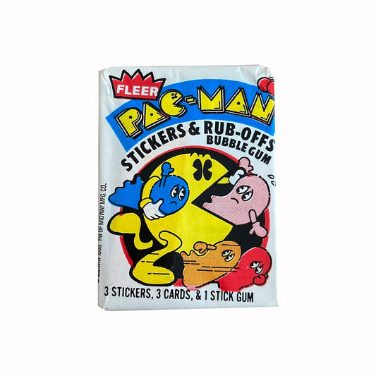 1980 Fleer Pac Man Unopened Wax Pack. New.