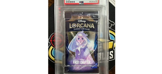Disney Lorcana The First Chapter PSA Graded Set of all 3 Characters.