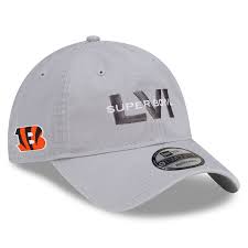 New Era Cincinnati Bengals Super Bowl LVI Adjustable Hat Gray