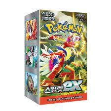 Pokemon Korean Scarlet EX / Scarlet and Violet Booster Pack. New.